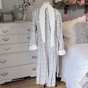 Plush Midi Robe